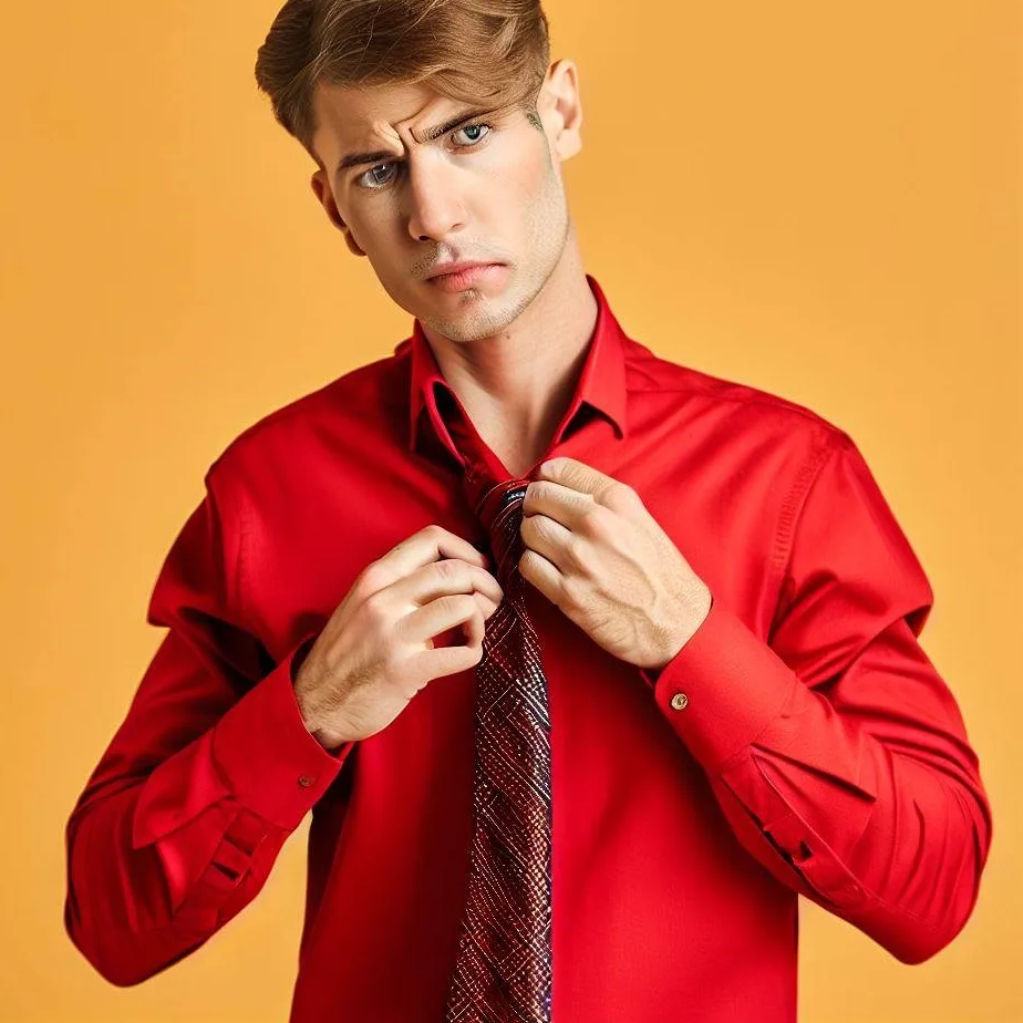 Ce cravată merge la cămașa roșie