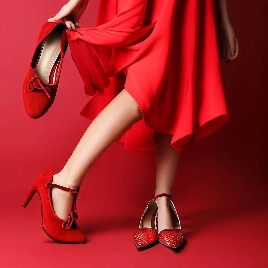 Ce pantofi merg la rochie roșie