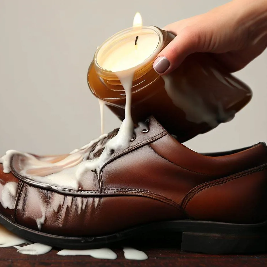 Cu ce se curată ceara de lumânare de pe pantofi