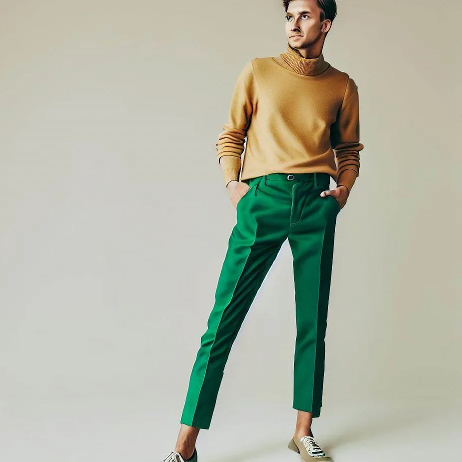 Pantaloni verzi cu ce se asortează